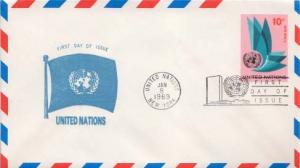 United Nations, First Day Cover, Postal Stationery