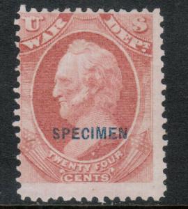 USA #O91s Mint Fine Specimen Overprint **With Certificate**