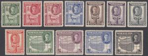 Somaliland Protectorate 96-107 MH CV $33.35