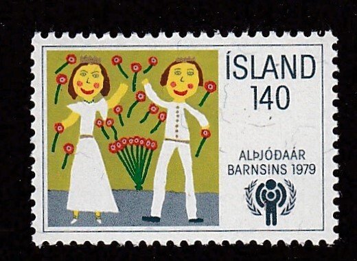 Iceland # 519, International Year of the Child, Mint NH, 1/2 Cat.