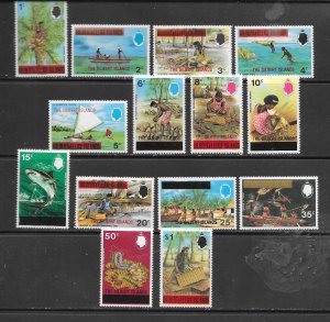 GILBERT & ELLICE ISLANDS - CLEARANCE SALE #253-66 OVERPRINTS MNH