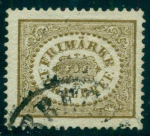 SWEDEN #LX2 (13) (3ore) brown, p. 14, used, excellent centering for this, VF