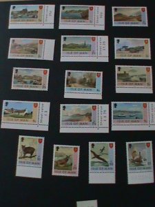 ​ISLE OF MAN-1973 SC# 12-27-THE BEAUTIFUL VIEWS OS ISLE OF MAN MNH VERY FINE