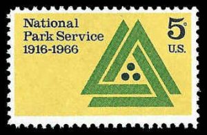 PCBstamps   US #1314 5c National Park Service, MNH, (29)