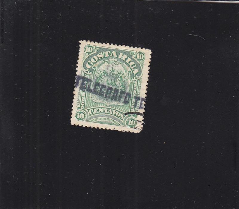 Costa Rica, Sc #2, 10 Cents, Used (24707)