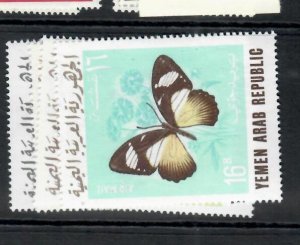 YEMEN  BUTTERFLY  SC C33A-33D   MOG       PP0817H