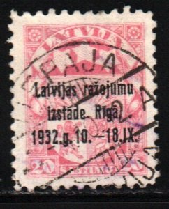 Latvia #166     used