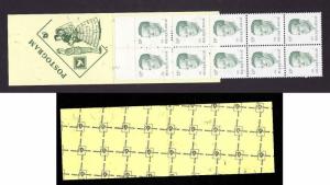 Belgium-Sc#1091-Unused NH complete booklet-12f green-King Baudouin-1980-86-