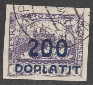 Czechoslovakia   J19    (O)   1922   Postage due