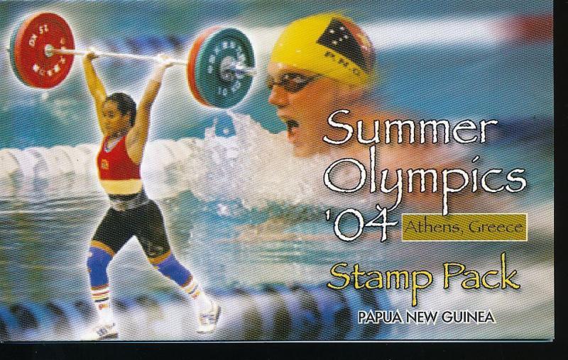 PAPUA NEW GUINEA 2004 Olympic Games Sport Pack MNH (Pap 92)