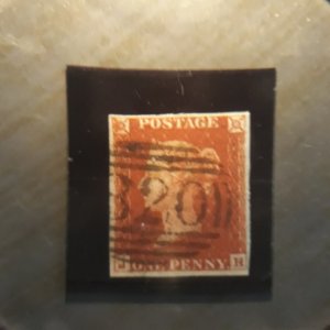 GB 3 1841 used  XF  (deep red brown)