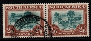 SOUTH AFRICA SG121 1949 2/6 GREEN & BROWN FINE USED