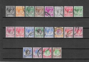 MALAYA/MALACCA 1949/52 SG 3/17 USED Cat £160