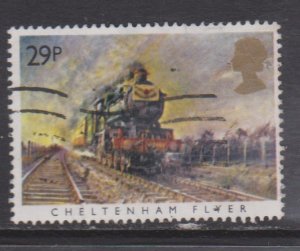 SC1095 Great Britain Famous Trains used