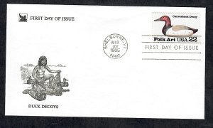 2140 Canvasback Decoy Unaddressed Reader's Digest FDC