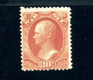 USAstamps Unused FVF US 1873 Official Scott O92 OG MNH SCV $375