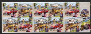 Australia SG4012a 2013 Road Trip 2nd Series Self Adhesive Booklet Pane Used