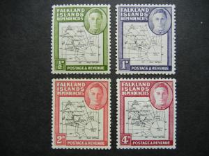 Falkland Dependencies 1946 Map, SG G1/5 mint