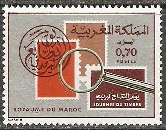 1974 Morocco Scott 321 Stamp Day MNH