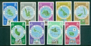 New Hebrides (Br) 1977 Island Maps MUH