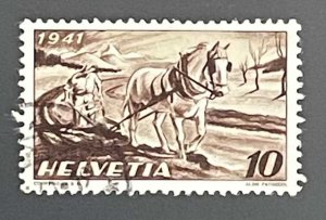 Helvetia 1941 Sondermarke für das Nationale Anbauwerk