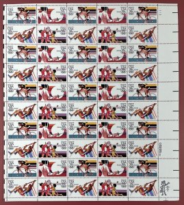 Scott C109-112 SUMMER OLYMPICS (LA) Sheet of 50 US 35¢ Airmail Stamps MNH 1984