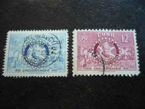 Stamps - Cuba - Scott#536,C109 - Used Set of 2 Stamps