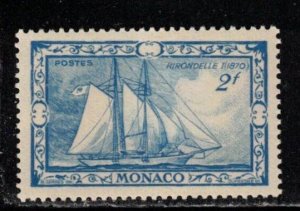 MONACO Scott # 237 MH - Sailing Ship Hirondelle