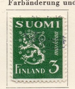 Finland 1947-49 Early Issue Fine Used 3p. NW-214524