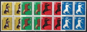 Germany Berlin 9NB61-64 MNH BLOCKS OF 4 [D3]