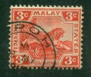 Malaya Federated States1909 #42 U SCV(2024)=$0.25