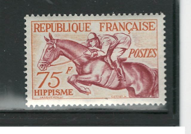 FRANCE 1953 SPORTS #700 - 705 MH C.V. $67.50