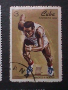 ​CUBA 1969-SPORTS EVENTS  USED STAMP-VF WE SHIP TO WORLD WIDE & COMBINED