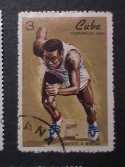 ​CUBA 1969-SPORTS EVENTS  USED STAMP-VF WE SHIP TO WORLD WIDE & COMBINED