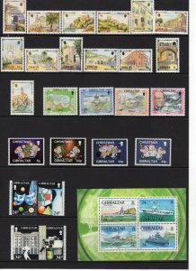 1993 Gibraltar Complete Year Set - NH - Commemoratives and Definitives