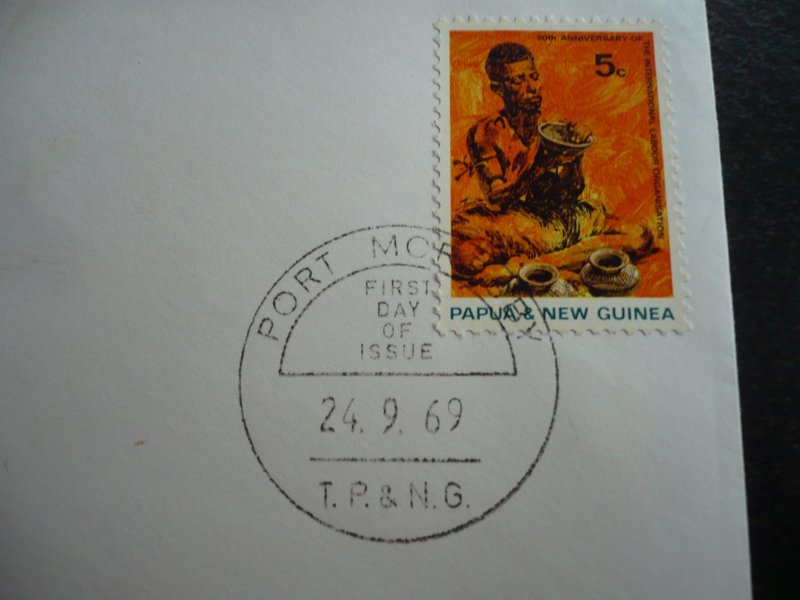 Postal History - Papua New Guinea - Scott# 291 - First Day Cover