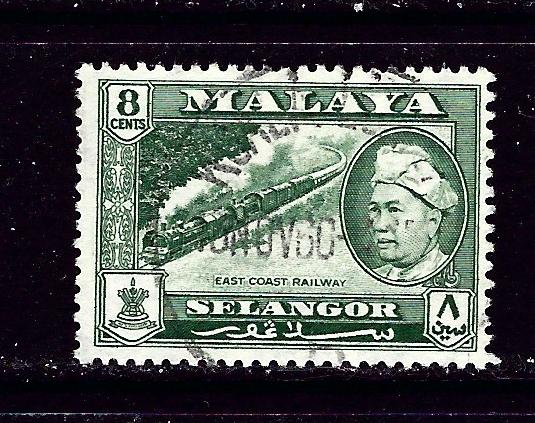 Malaya-Selangor 106 Used 1957 issue