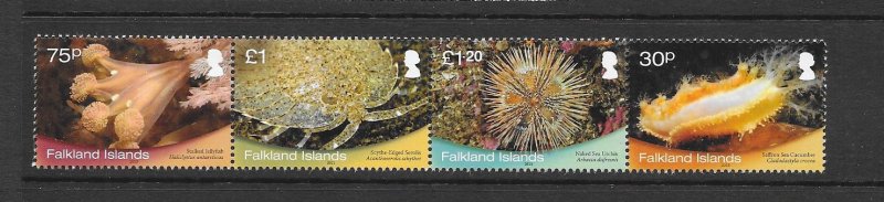 FALKLAND ISLANDS #1106  MARINE LIFE  MNH