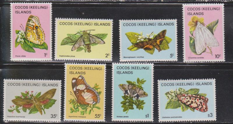COCOS (KEELING) ISLANDS Scott # Between 87 - 102 MNH - Butterflies