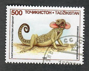 Tajikistan #71 Lizard used single