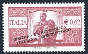 Italy 2529,MNH. La Republica Italiana PhilEXPO,Rome-2003. 