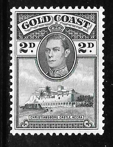 Gold Coast 118a: 2p King George VI, MH, VF