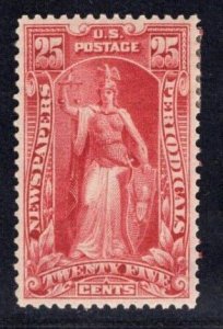 MOMEN: US STAMPS #PR118 25c NEWSPAPER MINT OG H VF $20 LOT #84360-5