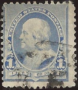 # 219 DULL BLUE USED BEN FRANKLIN SCV-0.75