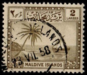 Maldive Islands - 20 - Used - SCV-5.50