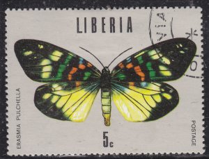 Liberia 685 Tropical Butterflies 1974