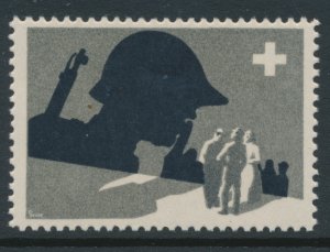 WWII Swiss Soldier Soldatenmarken Poster Stamp Mint Not Hinged (**)