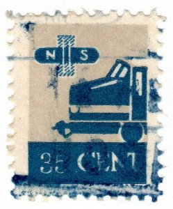 (I.B) Netherlands Railway : Letter Stamp 35c