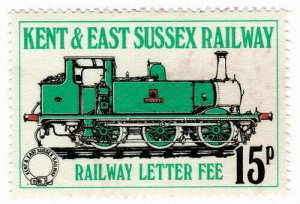 I.B Kent & East Sussex Railway : Railway Letter Fee 15p