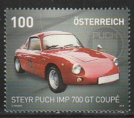 2015 Austria - Sc 2566 - MNH VF - 1 single - Steyr Puch IMP 700GT Coupe